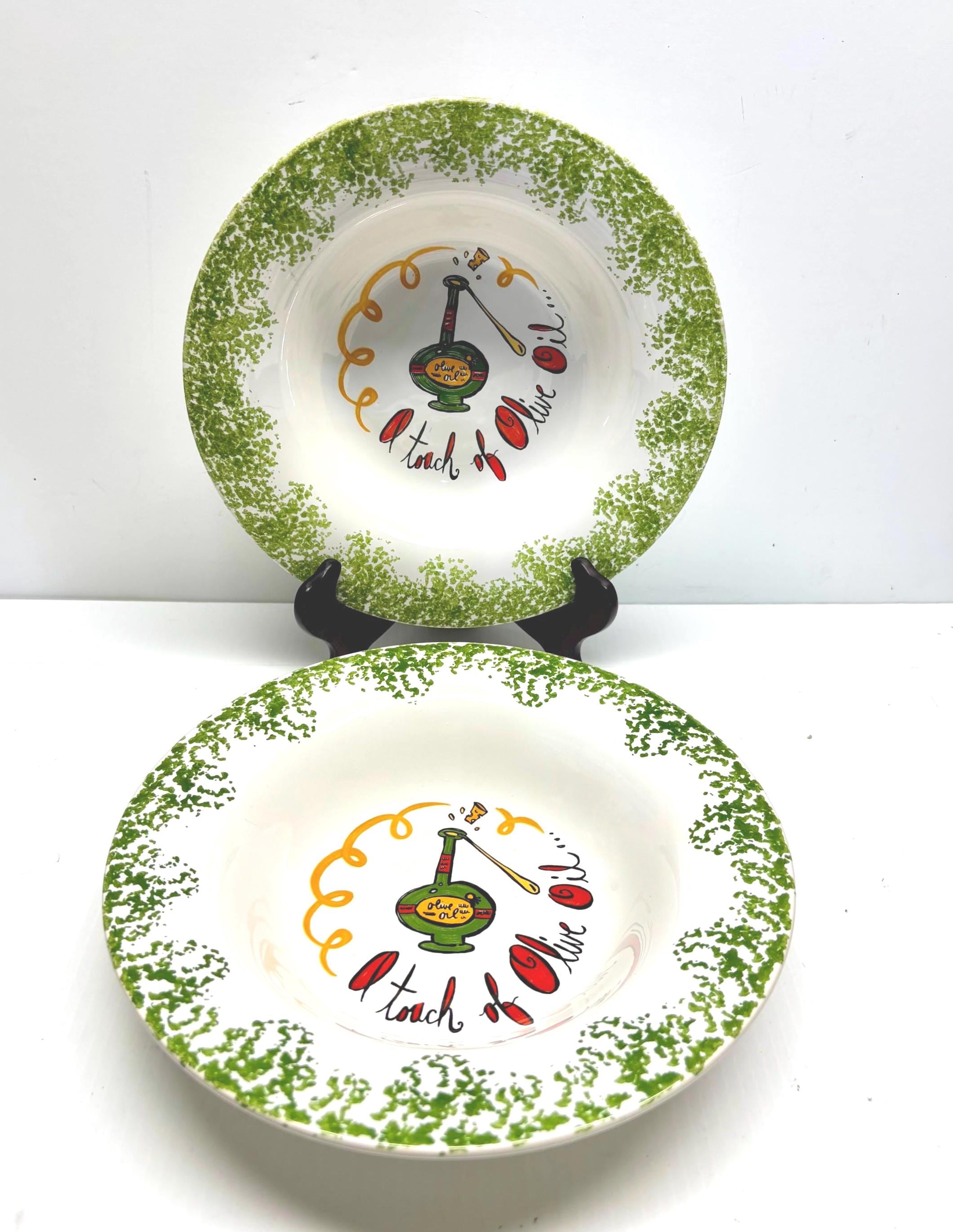 Les Olives Susan Winget Pasta Bowls Certified International Pasta