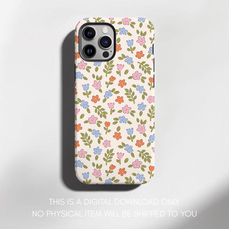 Ditsy Floral Seamless Pattern Bundle, Tiny Spring Cottagecore Floral ...