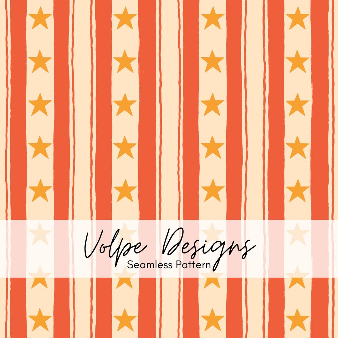 Vintage Circus Seamless Pattern File, Funhaus Aesthetic, Whimsical Fun ...