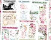 Creation Genesis Printable Stickers: Bible Journaling, Scrapbooking (PDF,JPG)