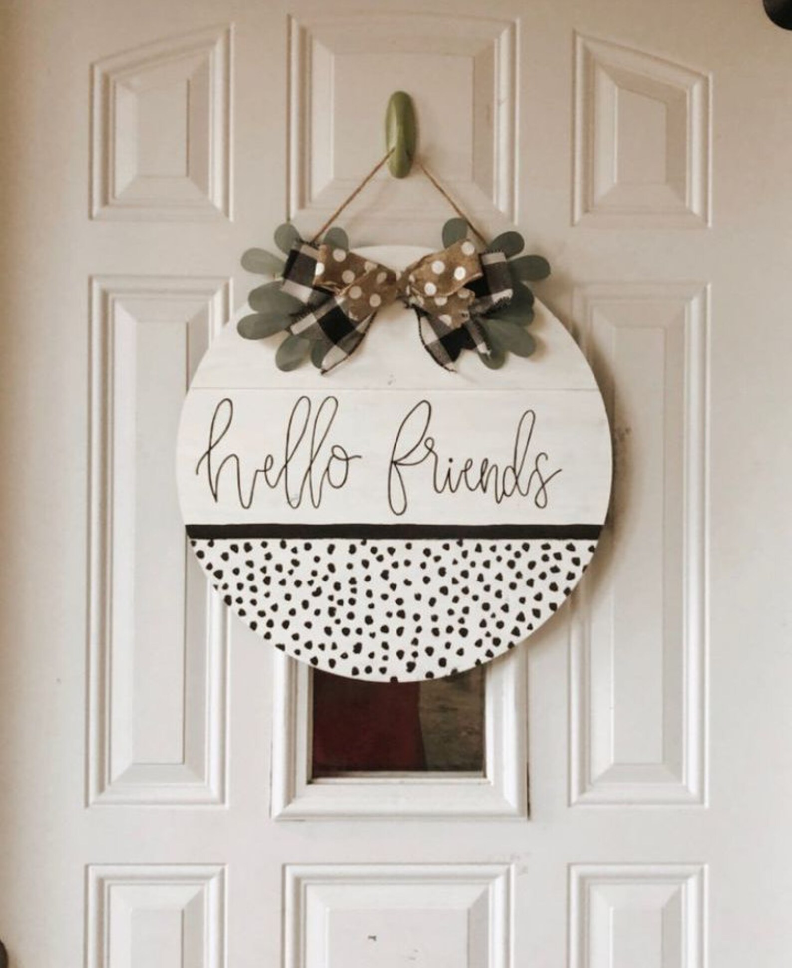 Hello Friends Sign - Etsy