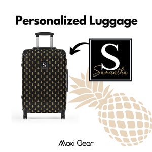 Pineapple luggage set store