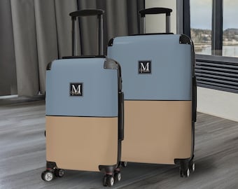 Customized Suitcase with Wheel Carry-On Luggage for Women Suitcase Hard Shell Spinner Checked Suitcase Travel Bag Spinner Luggage Monogram