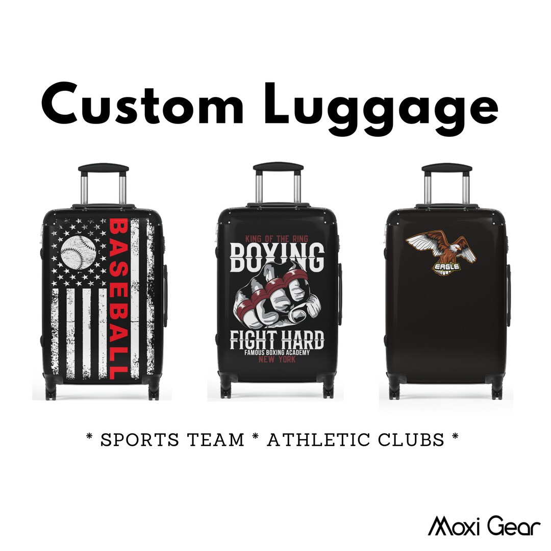 Custom Suitcase for Sports Team Luggage Custom Logo Personalize Sport