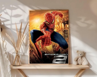 SPIDER-MAN 2 Movie Poster 2 Sided Original IMAX 27x40 Tobey