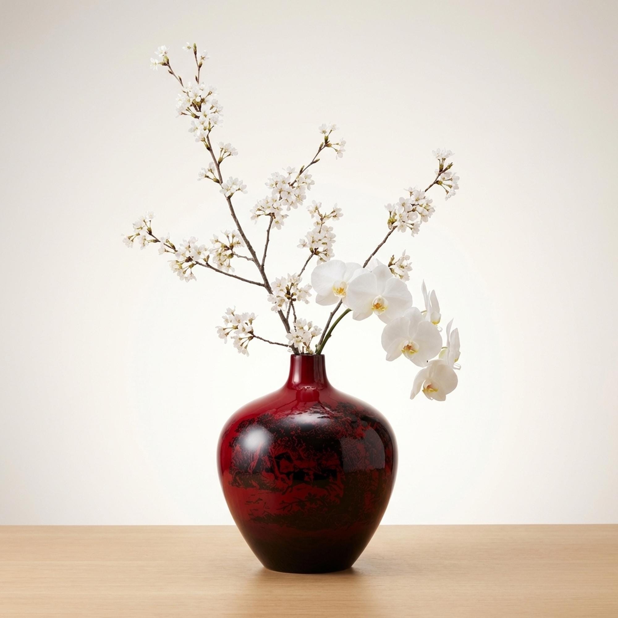 花瓶・フラワースタンド   FLAMBE VEINED 1616 Buy Japanese Flambe Vase Online In India - Etsy India