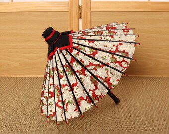 Umbrella 10 Inch Japanese Rain Umbrella Yaezakura Sakura Cherry Blossom Mini