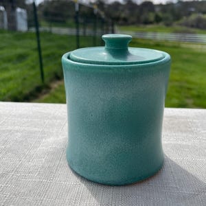 Handmade Ceramic Salt Cellar Spice Holder Clay