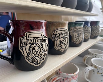 Handmade Wizarding House Movie Inspired Coffee Mug