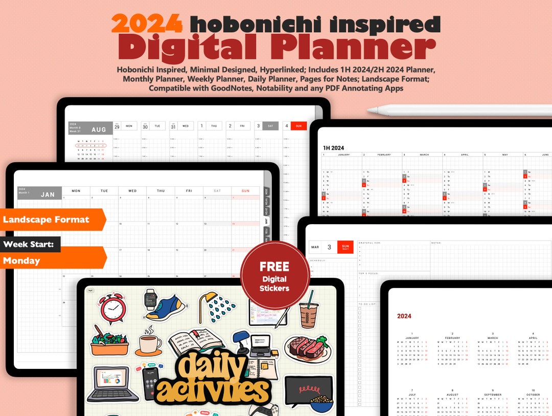 hobonichi digital planner free download 2024