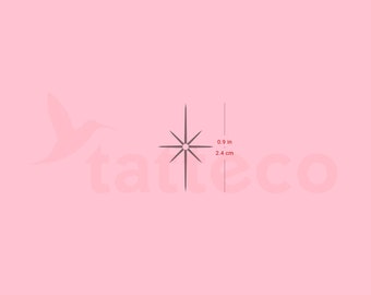 North Star Semi-Permanent Tattoo (Set of 2)