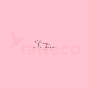 Labrador Semi-Permanent Tattoo (Set of 2)
