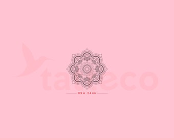 Mandala Semi-Permanent Tattoo (Set of 2)