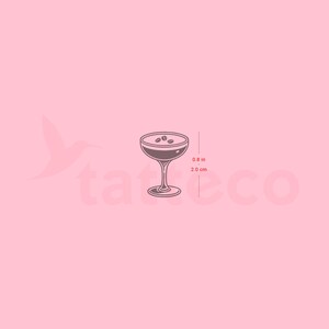 Little Espresso Martini Semi-Permanent Tattoo (Set of 2)