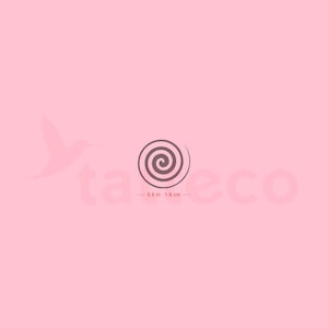 Kleine Spirale Semi-Permanent Tattoo (2er Set)