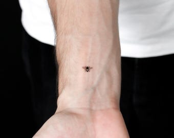 Kleine Biene Semi-Permanent Tattoo (2er Set)