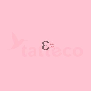 Epsilon ε Semi-Permanent Tattoo (Set of 2)