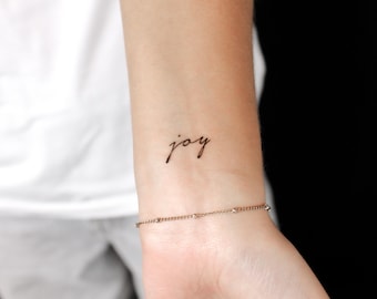 Tatuaggio semipermanente Joy (set di 2)