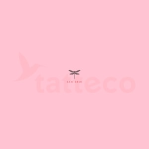 Tiny Dragonfly Semi-Permanent Tattoo (Set of 2)