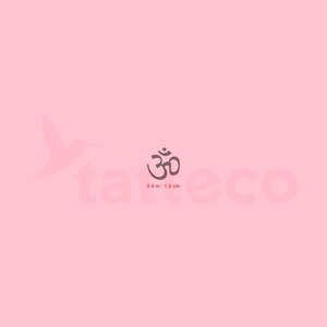 Tiny Om Semi-Permanent Tattoo (Set of 2)