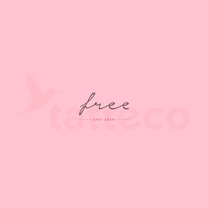 Gratis Semi-Permanentes Tattoo (2er Set)