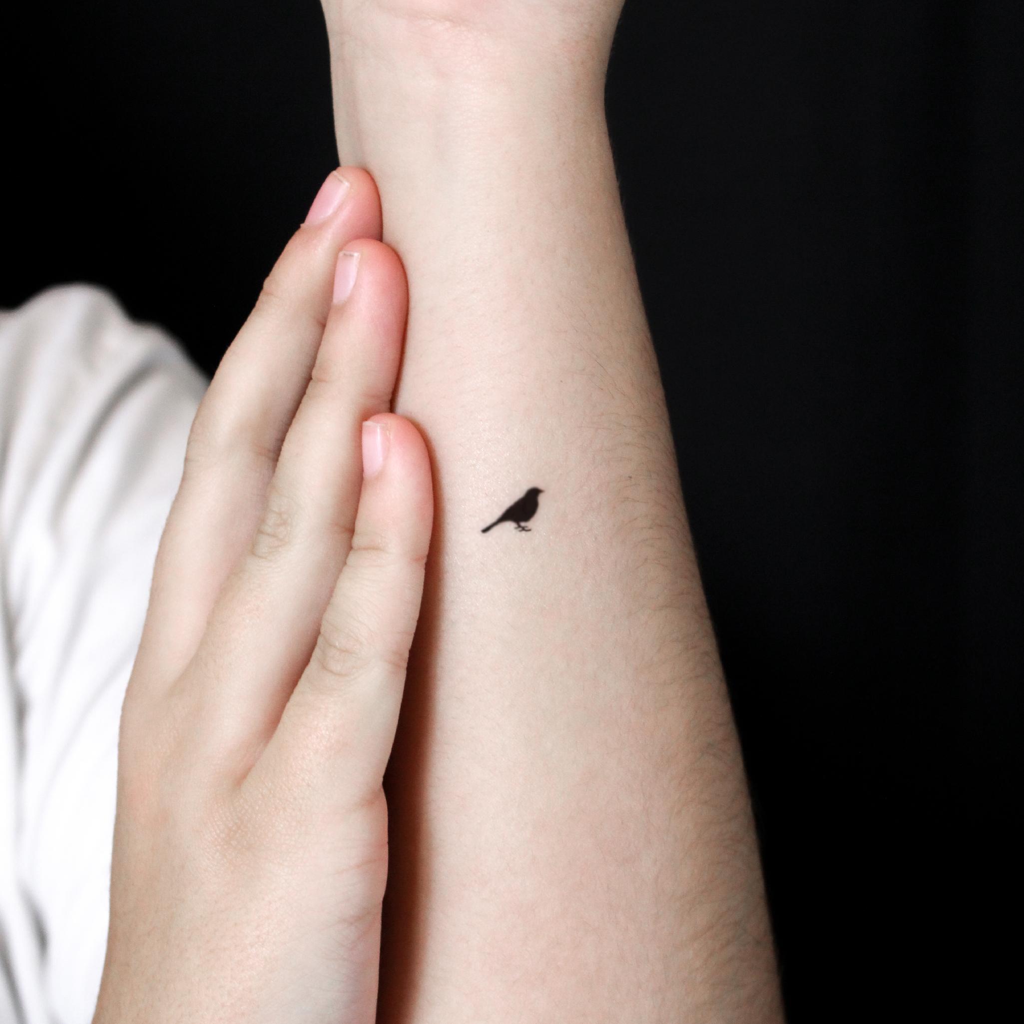 Minimal bird tattoo - Etsy België, image size:2050x2050