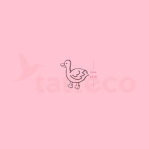 Duck Semi-Permanent Tattoo (Set of 2)