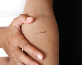 Amor Fati Semi-Permanent Tattoo (Set of 2)