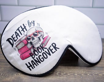 Death by Book Hangover Augenmaske, verstellbare Schlafmaske