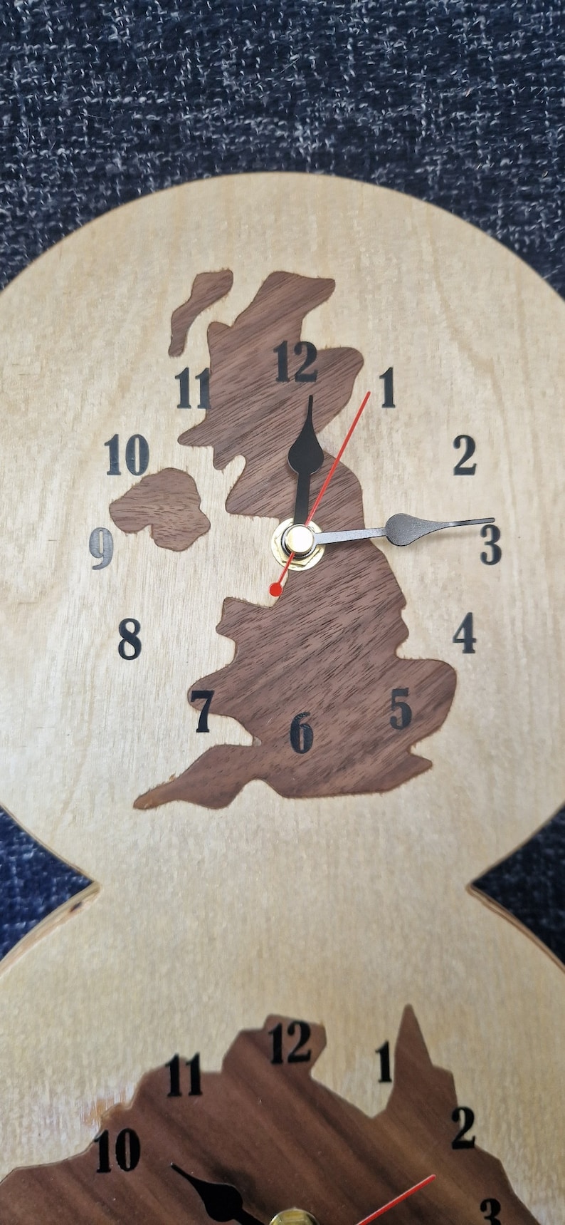 Unique Dual Time Zone Clock image 8