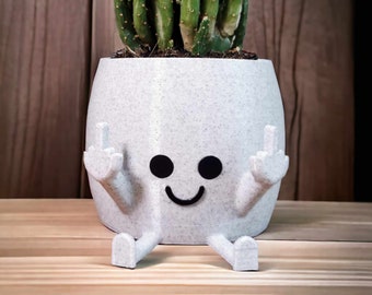 Happy Planter Middle Finger