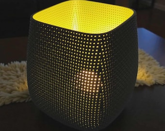 Wireless Mesh Table Lamp – Modern Rechargeable Ambient Light