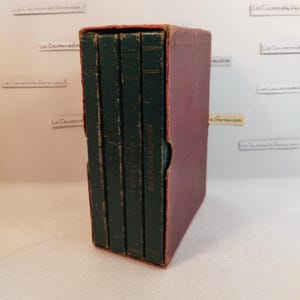 Vintage De Luxe Games 1930 jeux de société de voyage/lot de 4 jeux dans un coffret/Chinese Checkers/solitaire/Backgammon/échec/Checkers/art