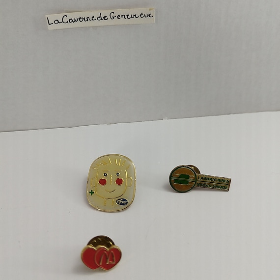 Pin's rétro ancien Téléthon, badge vintage collection, objet publicitaire France - Collection
