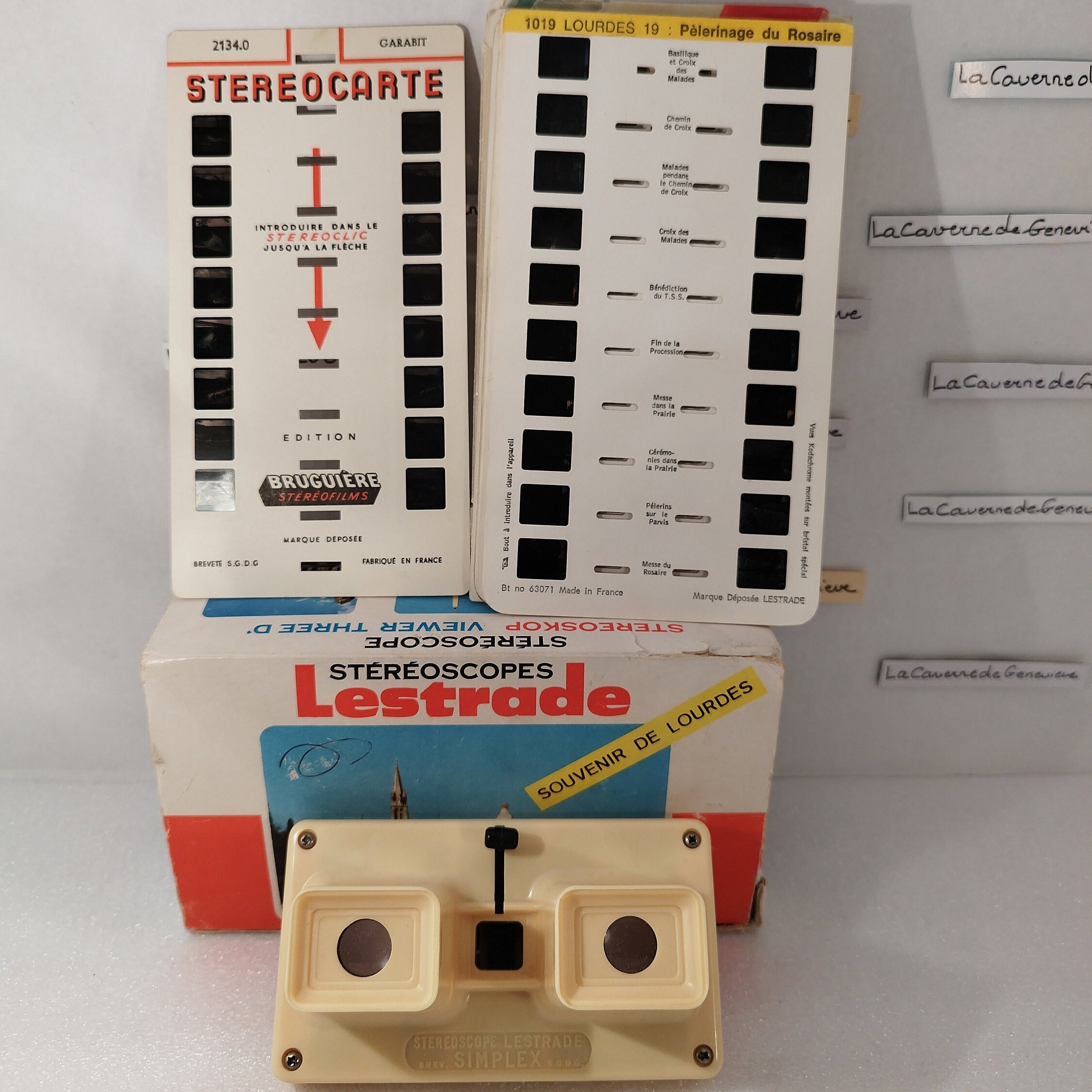 ビンテージおもちゃ　stereoscope LESTRADE Stereoscope Lestrade - Etsy