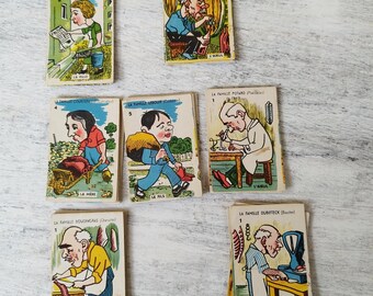 Ancien jeu de 7 familles par H. Fox Ancien jeu de 7 familles par H. Fox