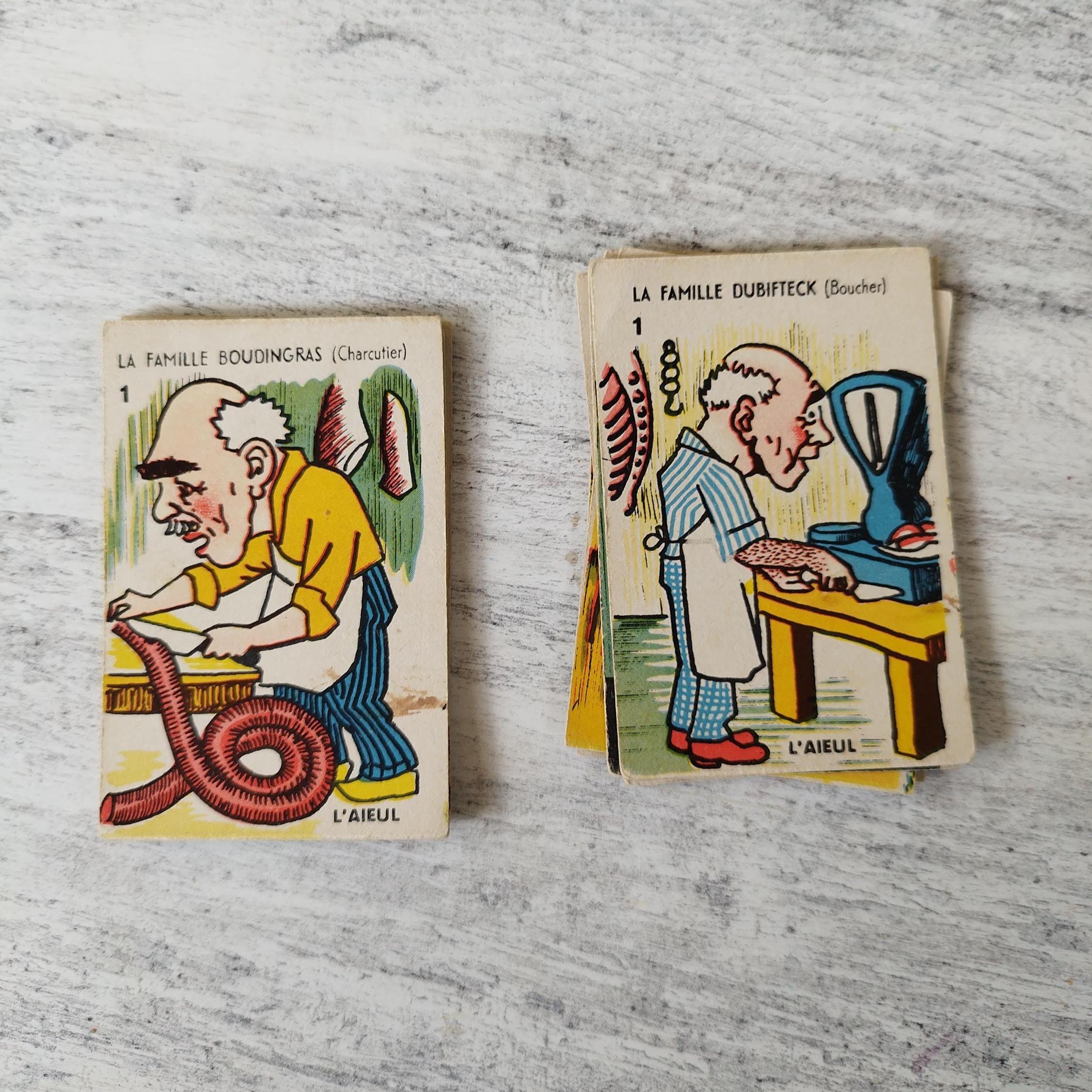 Ancien « Jeu des Sept Familles » - JLR Paris, Début XXe
