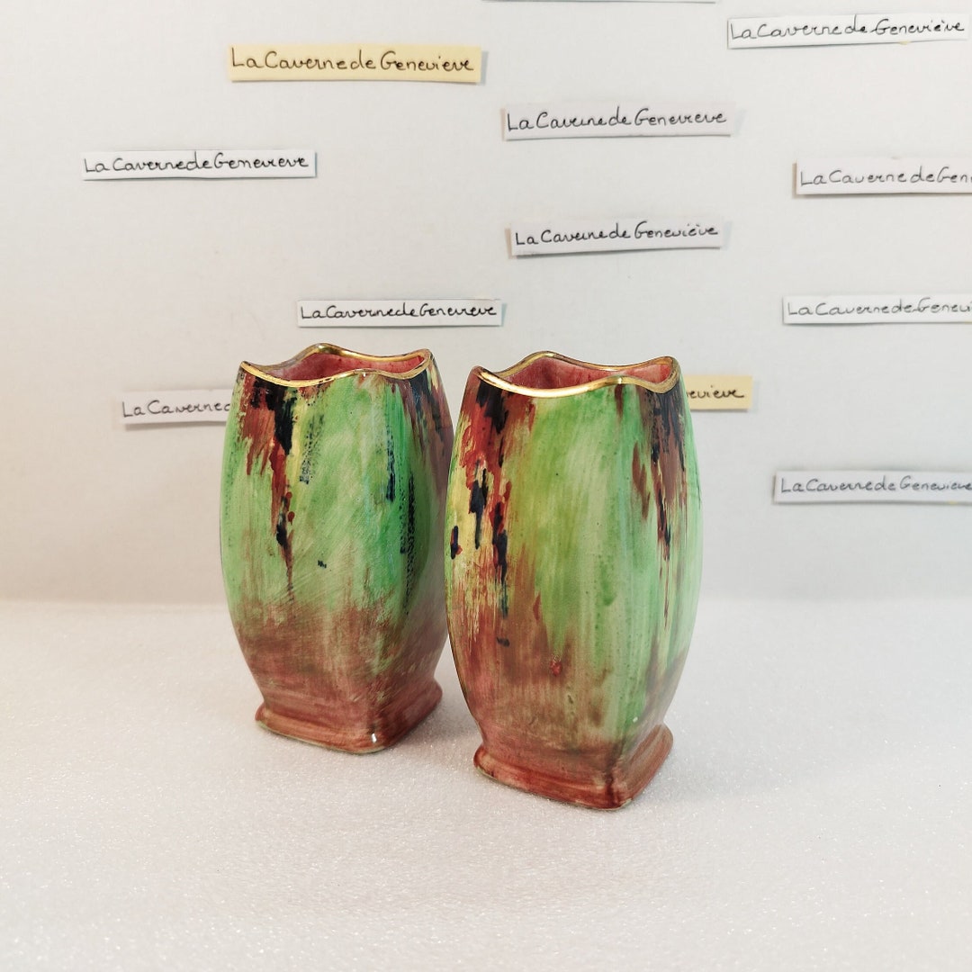 Vintage English Vases/original Regal Ware R.P.C Made in England/hand