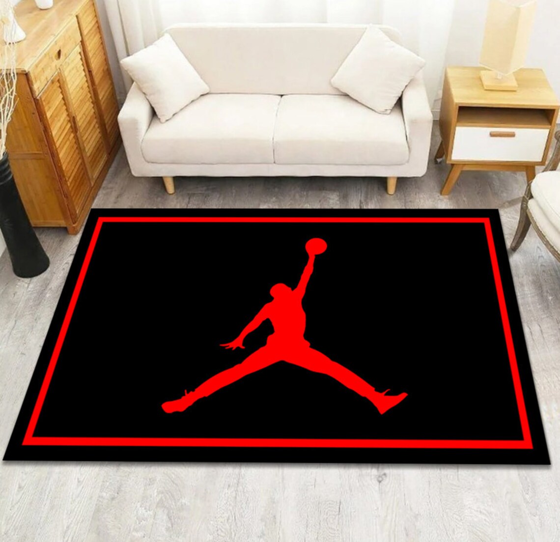 Jordan Rug Michael Jordan Rug Runner Rug Hallway Rug Dorm Etsy