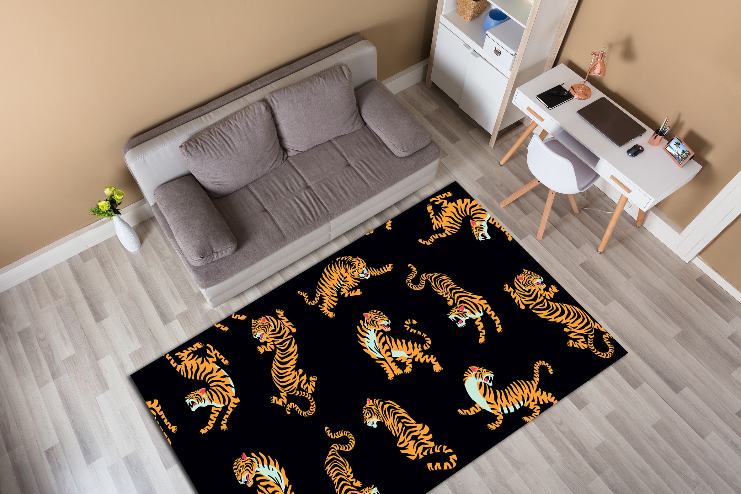 Tiger Rug - Etsy Canada