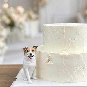Personalized Pet Clay Sculpture, Custom Dog Cake Topper, Pet Birthday