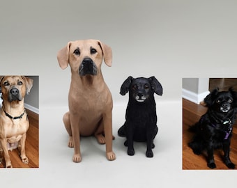 Personalized Polymer Clay Pet Cake Topper, Dog Wedding Cake