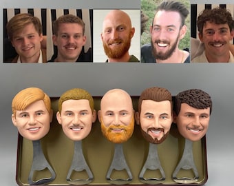 Custom Bottle Opener, Beer Bottle Opener, Personalized Bottle Opener, Groomsman Gift, Bartender Gifts,Bobblehead,Best man group gifts