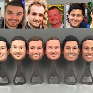 Custom bottle opener, beer bottle opener, personalized bottle opener, best man gift, bartender gift, bobble head, best man group gift, bar