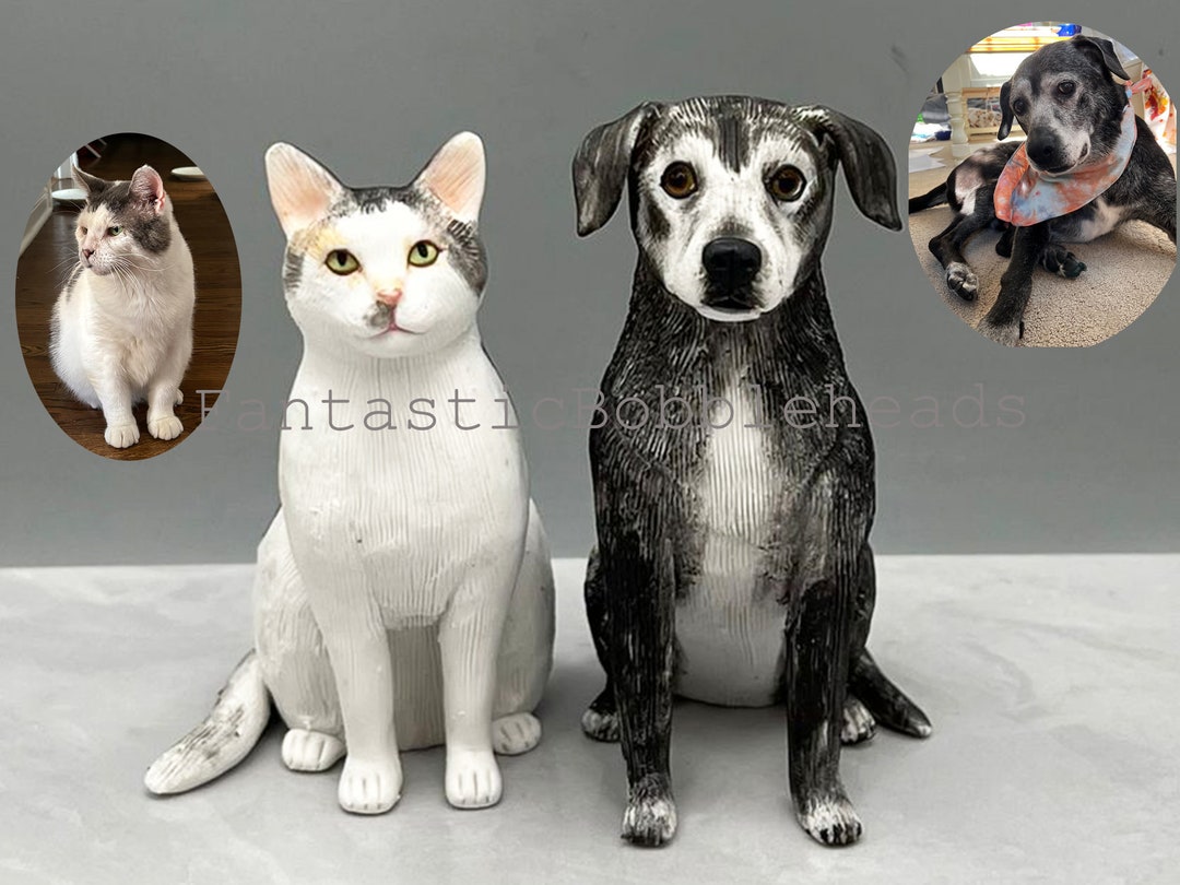 Personalized Pet Clay Sculpture, Custom Dog Cake Topper - Etsy