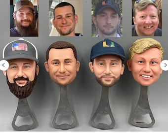 Personalized Custom Wine Stoppers, Personalized Dog Head Wine Stoppers, Best Man Gifts, Bartender Gifts, Bobbleheads, Best Man Group Gifts