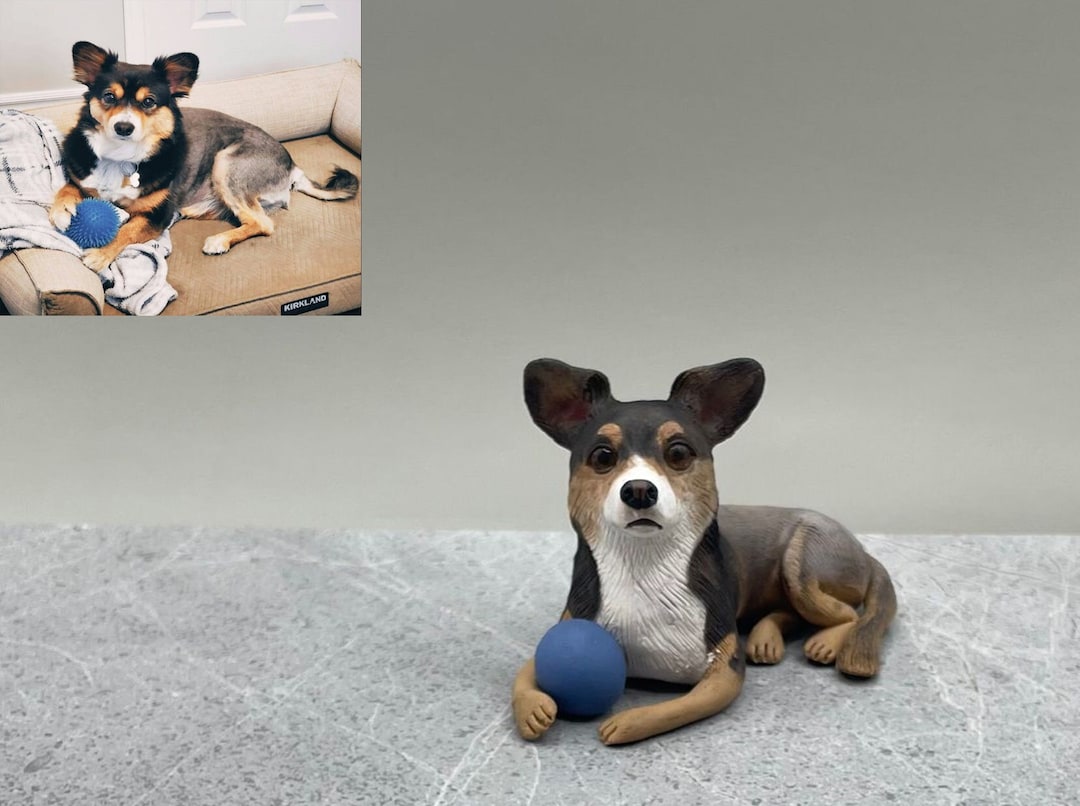 Custom Pet Cake Topper, Personalized Dog Wedding Cake, Polymer Clay - Etsy