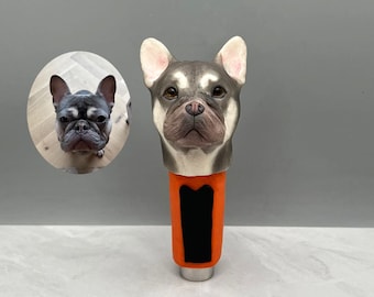Custom Polymer Clay Beer Tap Handle, Personalized Pet or Human