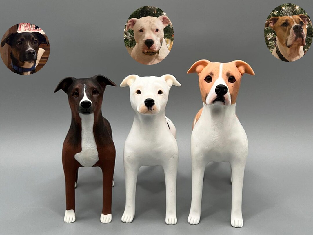 Personalized Pet Polymer Clay Figurine, Custom Dog Cake Topper - Etsy