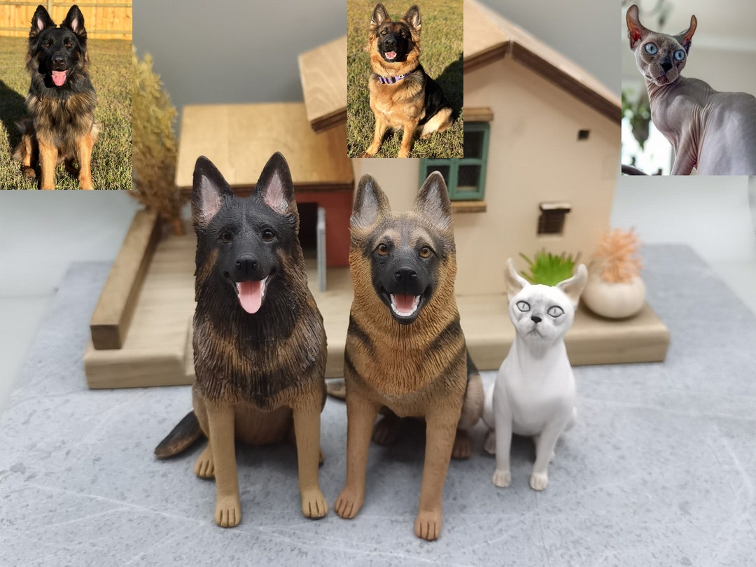 Personalized Polymer Clay Pet Cake Topper, Custom Dog Wedding Cake - Etsy